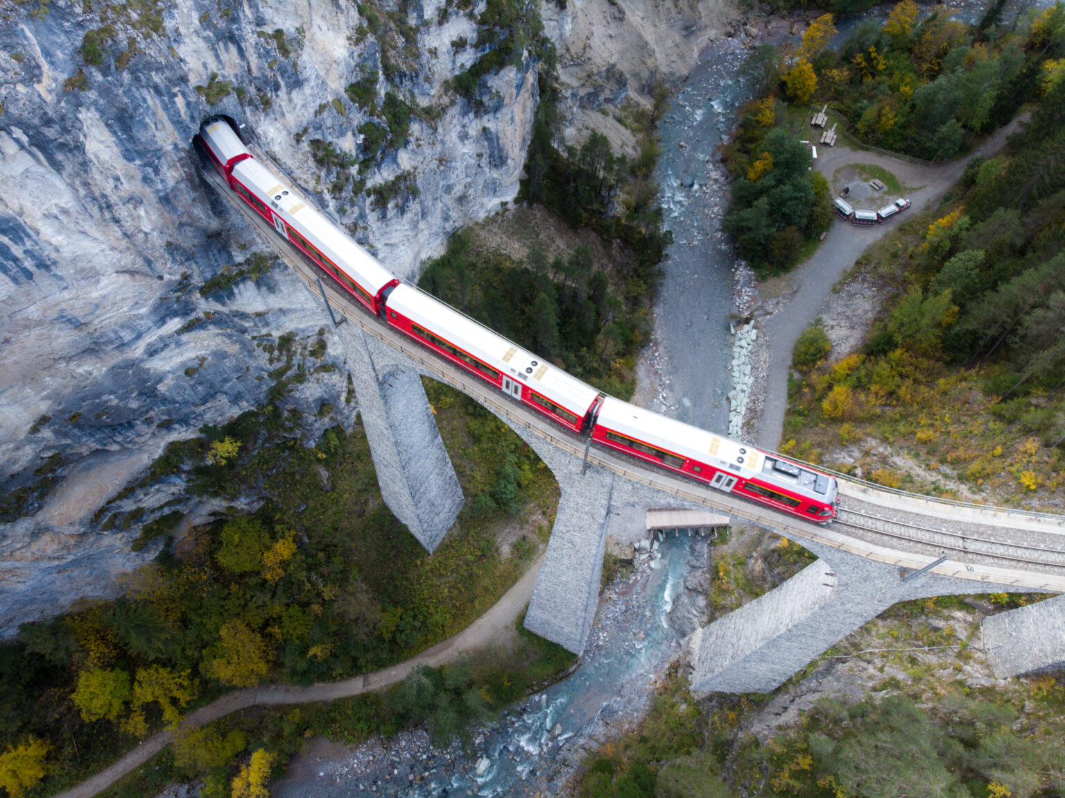 Landscape Drone Bernina