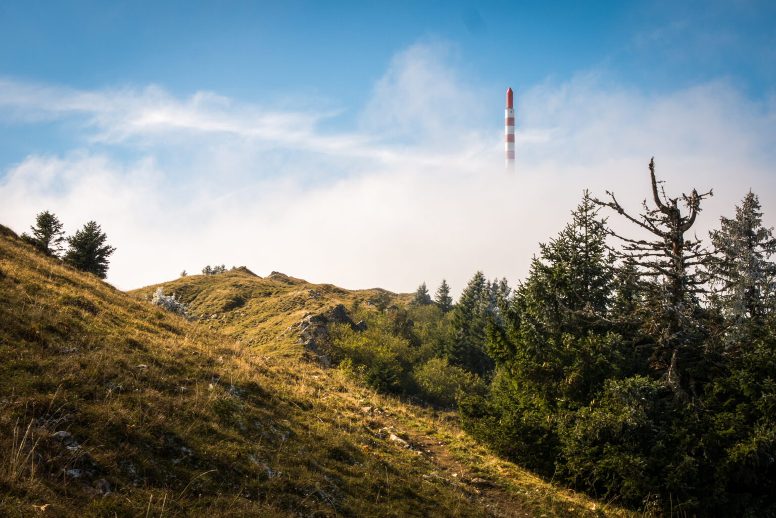 Landscape Foggy Chasseral